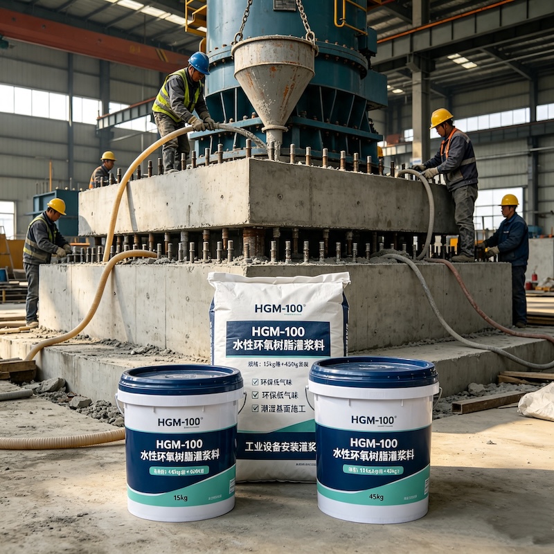儋州HGM-100水性环氧树酯灌浆料
